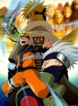 Naruto, Kakashi e Minato
